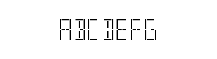 LED S&S  Free Fonts Download