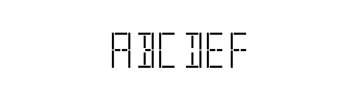 LED S&S  Free Fonts Download