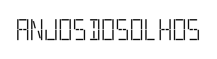 LED S&S  Free Fonts Download