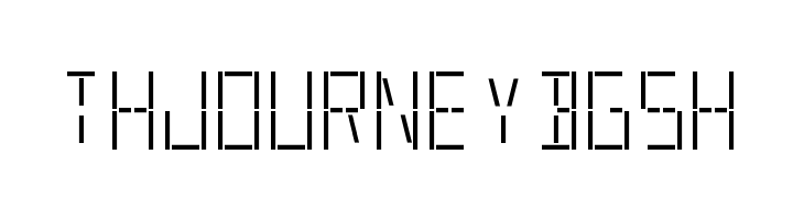 LED S&S  Free Fonts Download