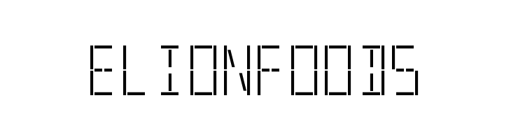 LED S&S  Free Fonts Download