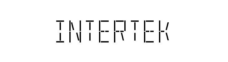 LED S&S  Free Fonts Download