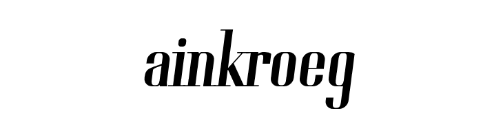 ainkroeg Gladifilthefte Font