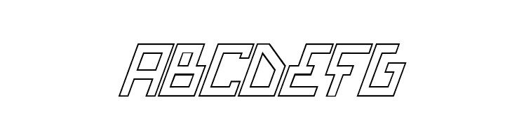 Bionic Type Out Italic  Free Fonts Download