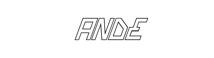 Bionic Type Out Italic  Free Fonts Download