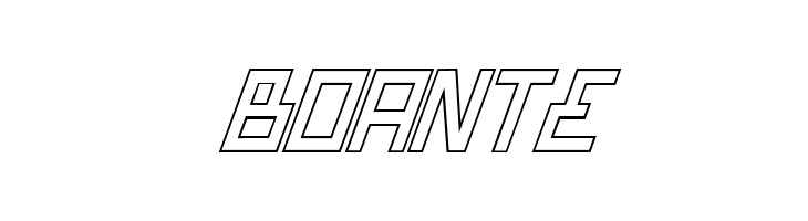 Bionic Type Out Italic  Free Fonts Download