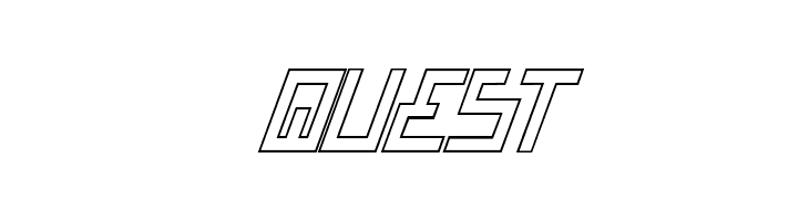 Bionic Type Out Italic  Free Fonts Download