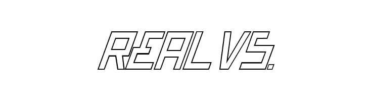 Bionic Type Out Italic  Free Fonts Download