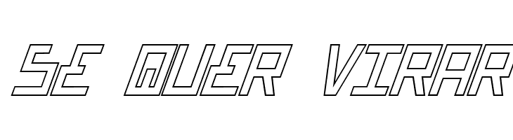 Bionic Type Out Italic  Free Fonts Download