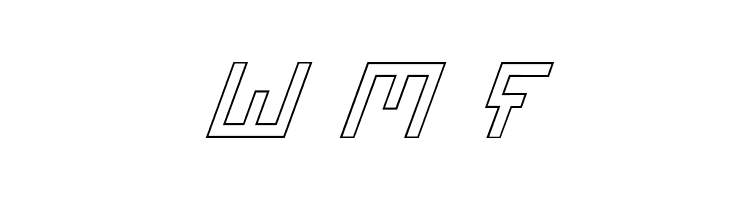 Bionic Type Out Italic  Free Fonts Download
