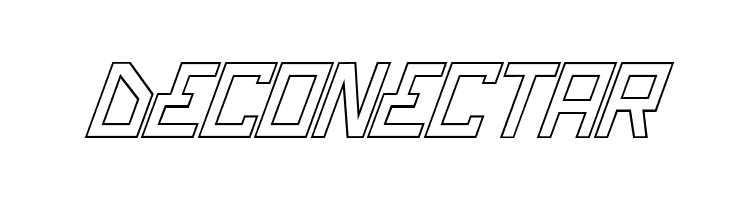 Bionic Type Out Italic  Free Fonts Download