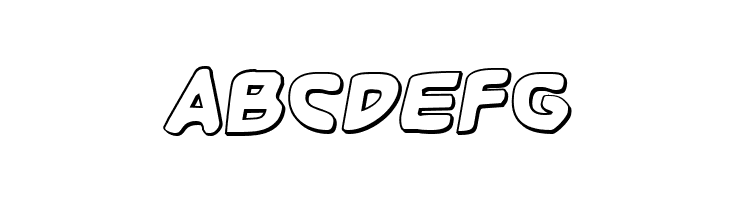 Caped Crusader 3D Semi-Italic  Free Fonts Download