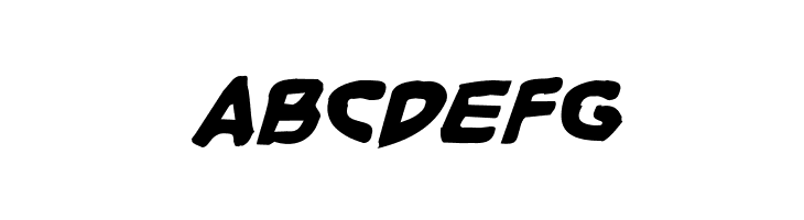 Caped Crusader Warped Italic  Free Fonts Download