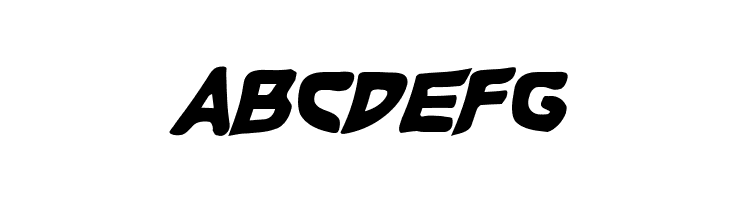 Caped Crusader Spiked Italic  Free Fonts Download