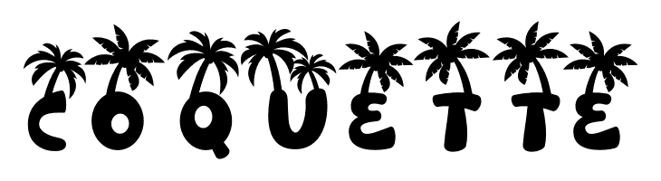 Sandy Toes Palm  Free Fonts Download