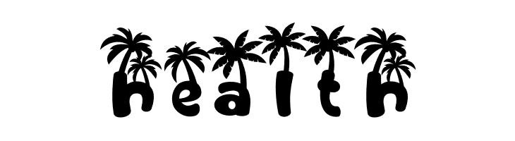 Sandy Toes Palm  Free Fonts Download