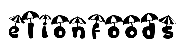 Sandy Toes Umbrella  Free Fonts Download