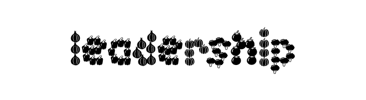 Green Delight Vegetable 3  Free Fonts Download