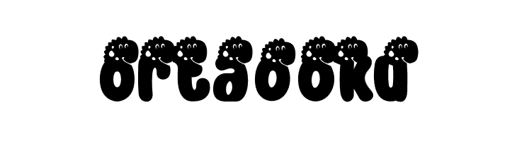Monster Mash Dino 6  Free Fonts Download