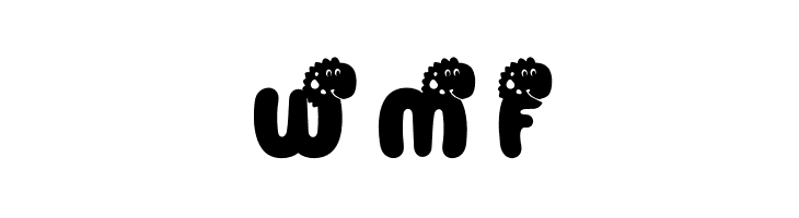 Monster Mash Dino 6  Free Fonts Download