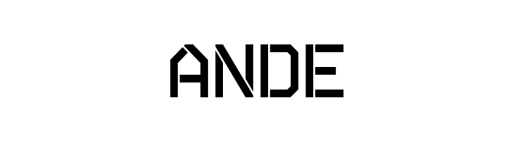 Autobahn Stencil  Free Fonts Download