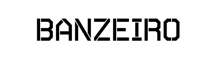 Autobahn Stencil  Free Fonts Download