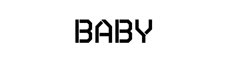 Autobahn Stencil  Free Fonts Download