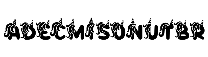 Peppy Pegasus Horn One  Free Fonts Download