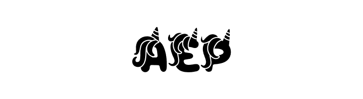 Peppy Pegasus Horn One  Free Fonts Download