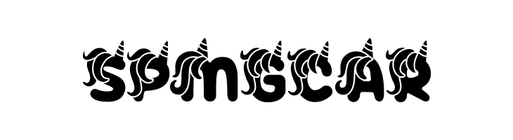 Peppy Pegasus Horn One  Free Fonts Download