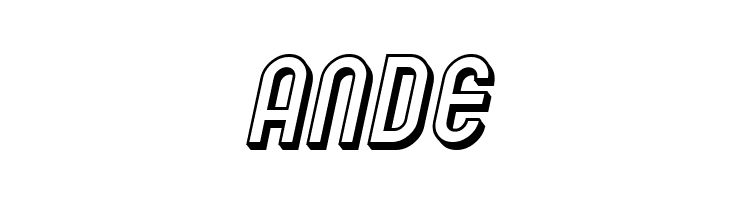 SF Eccentric Opus Shaded Oblique  Free Fonts Download