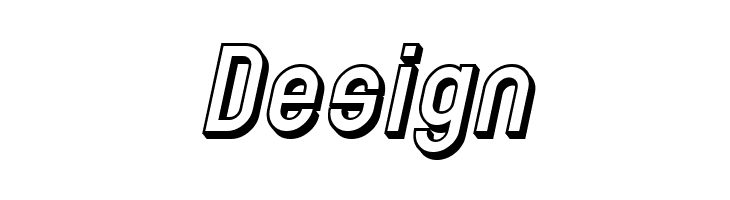 SF Eccentric Opus Shaded Oblique  Free Fonts Download