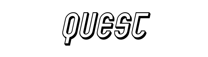 SF Eccentric Opus Shaded Oblique  Free Fonts Download