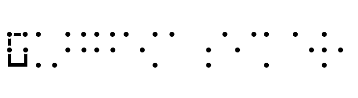 VisualBraille  Free Fonts Download