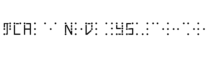 VisualBraille  Free Fonts Download