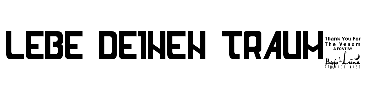 SL Thank You For The Venom  Free Fonts Download