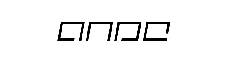 Mechanic Italic  Free Fonts Download