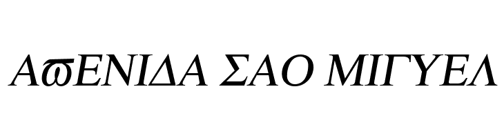 Atene-Italic  Free Fonts Download