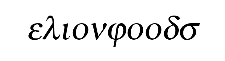 Atene-Italic  Free Fonts Download