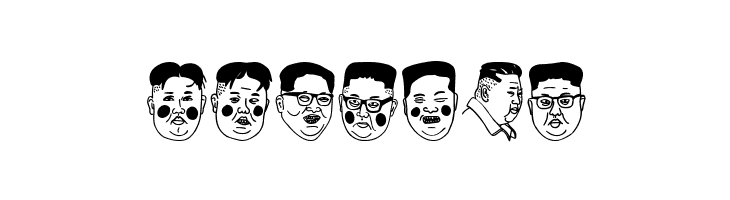 Kim Jong Un  Free Fonts Download