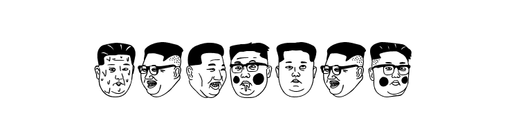 Kim Jong Un  Free Fonts Download