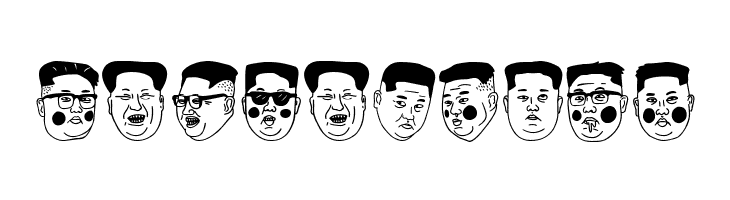 Kim Jong Un  Free Fonts Download