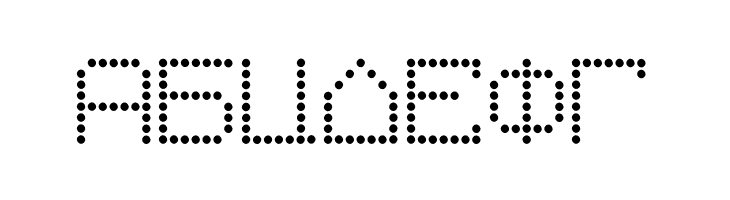 Macedonian 8pin Matrix  Free Fonts Download