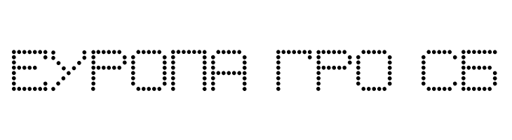 Macedonian 8pin Matrix  Free Fonts Download