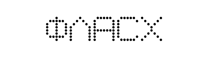 Macedonian 8pin Matrix  Free Fonts Download