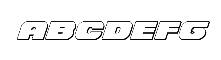 Bummer 3D Italic  Free Fonts Download