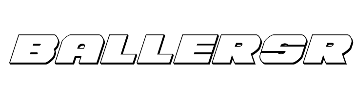 Bummer 3D Italic  Free Fonts Download