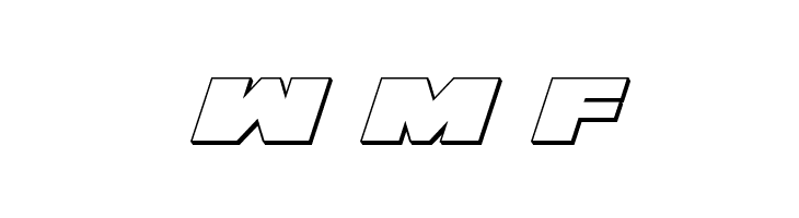 Bummer 3D Italic  Free Fonts Download