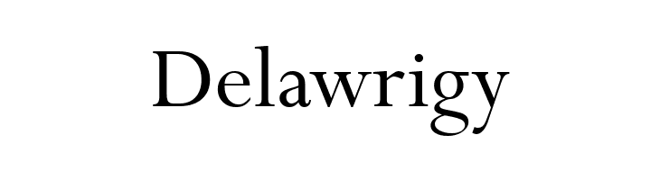 Delawrigy Riven: The Font [v3.0] Font