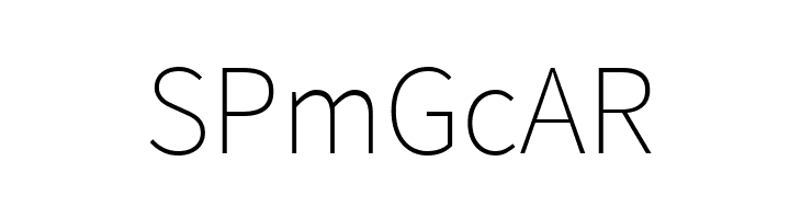 SpoqaHanSans-Thin  Free Fonts Download